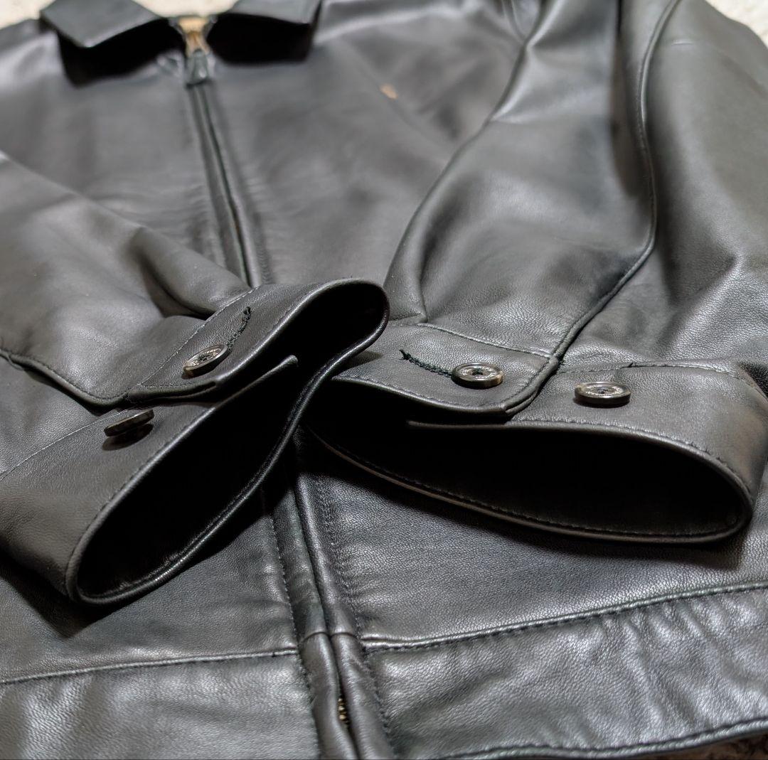 POLO by Ralph Lauren レザージャケット 羊革 黒 XL