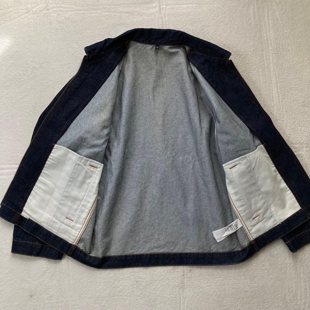 【ほぼ美品】無印良品 和紙混デニムジャケット