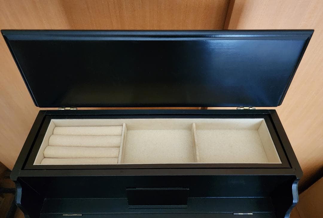 希少 ピアノ オルゴール ジュエリーボックス 宝石箱 アンティーク 大容量 置物