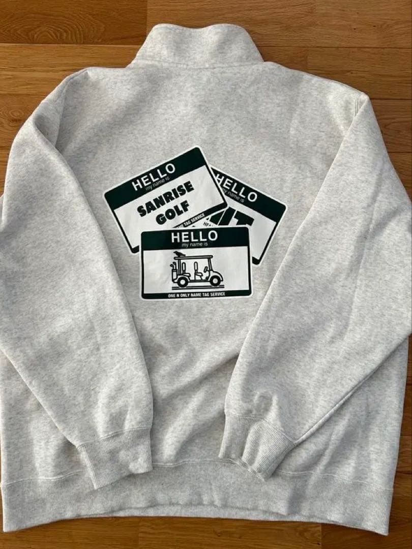 HIIT H2Tハーフジップ トレーナー グレー XXL