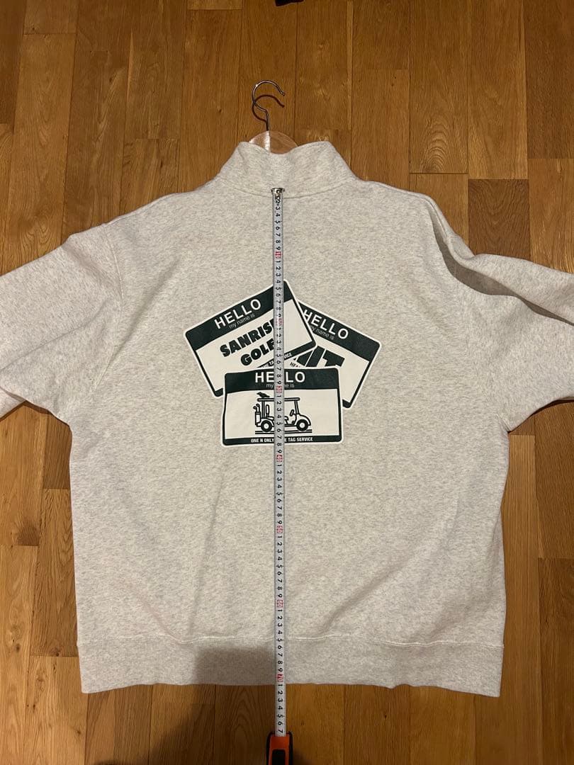 HIIT H2Tハーフジップ トレーナー グレー XXL