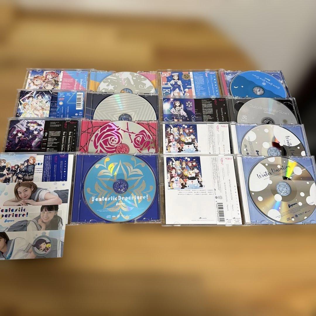 ラブライブ！　Aqours CD 63枚　CD収納ボックス2個付き
