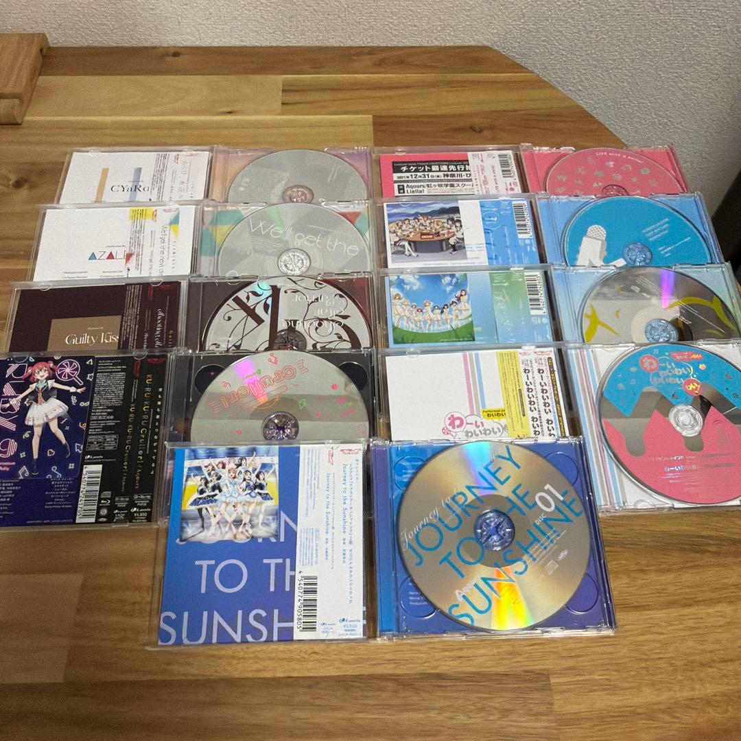 ラブライブ！　Aqours CD 63枚　CD収納ボックス2個付き