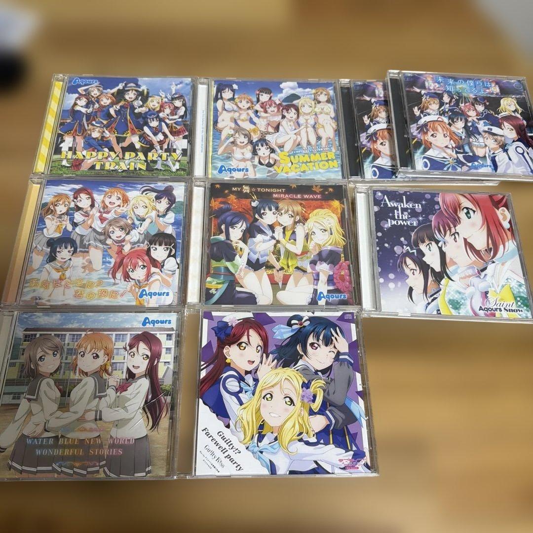 ラブライブ！　Aqours CD 63枚　CD収納ボックス2個付き
