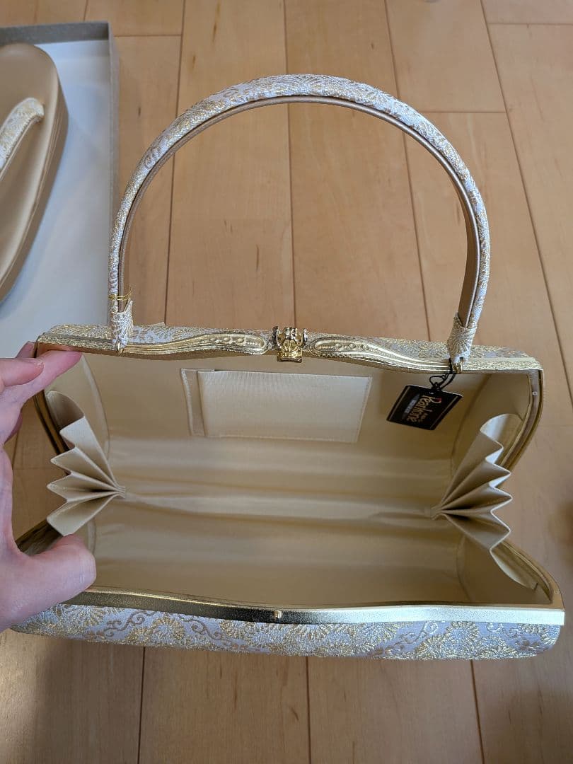 礼装　和装バッグ草履セット　紗織ブランド　結婚式　入学式　卒業式