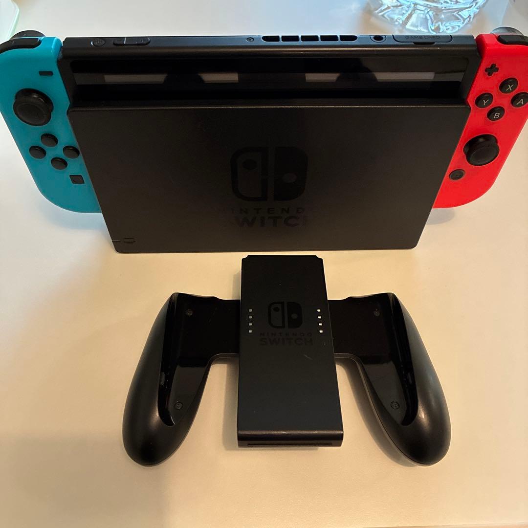 ニンテンドースイッチ　旧型　本体　コントローラー　スタンド3点セット