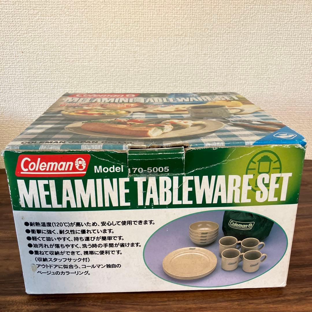 Coleman メラミンテーブルウェアセット　カトラリーセット　コールマン