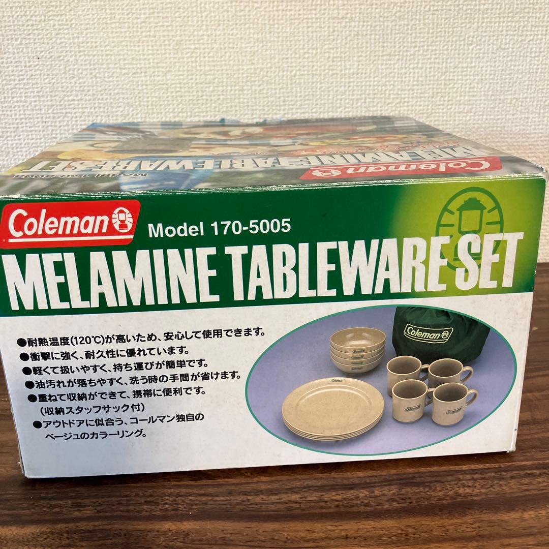 Coleman メラミンテーブルウェアセット　カトラリーセット　コールマン