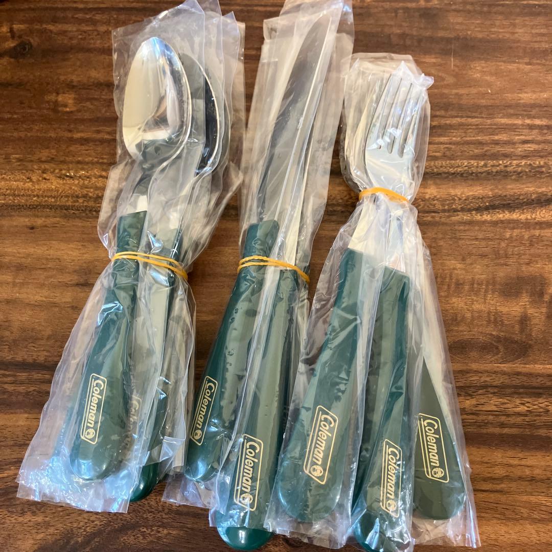 Coleman メラミンテーブルウェアセット　カトラリーセット　コールマン