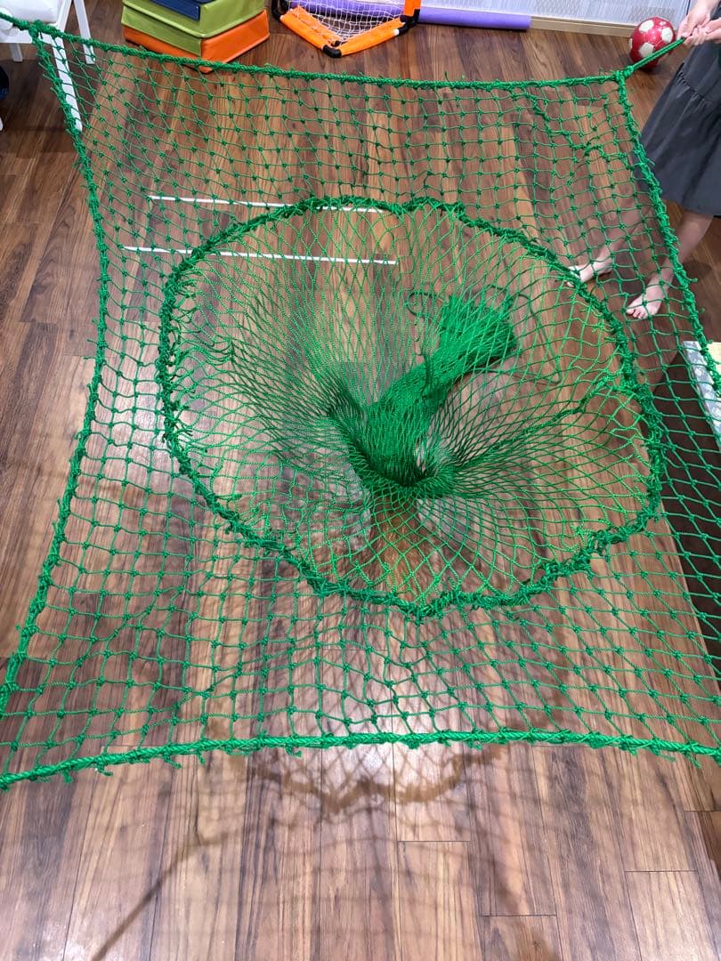 ZETT バッティングネット 緑