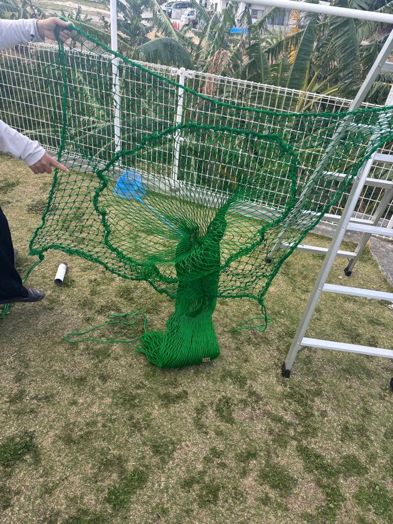 ZETT バッティングネット 緑