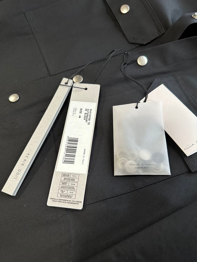 早い者勝ち‼️新品未使用　RickOwens アウターシャツ　DARKSHDOW