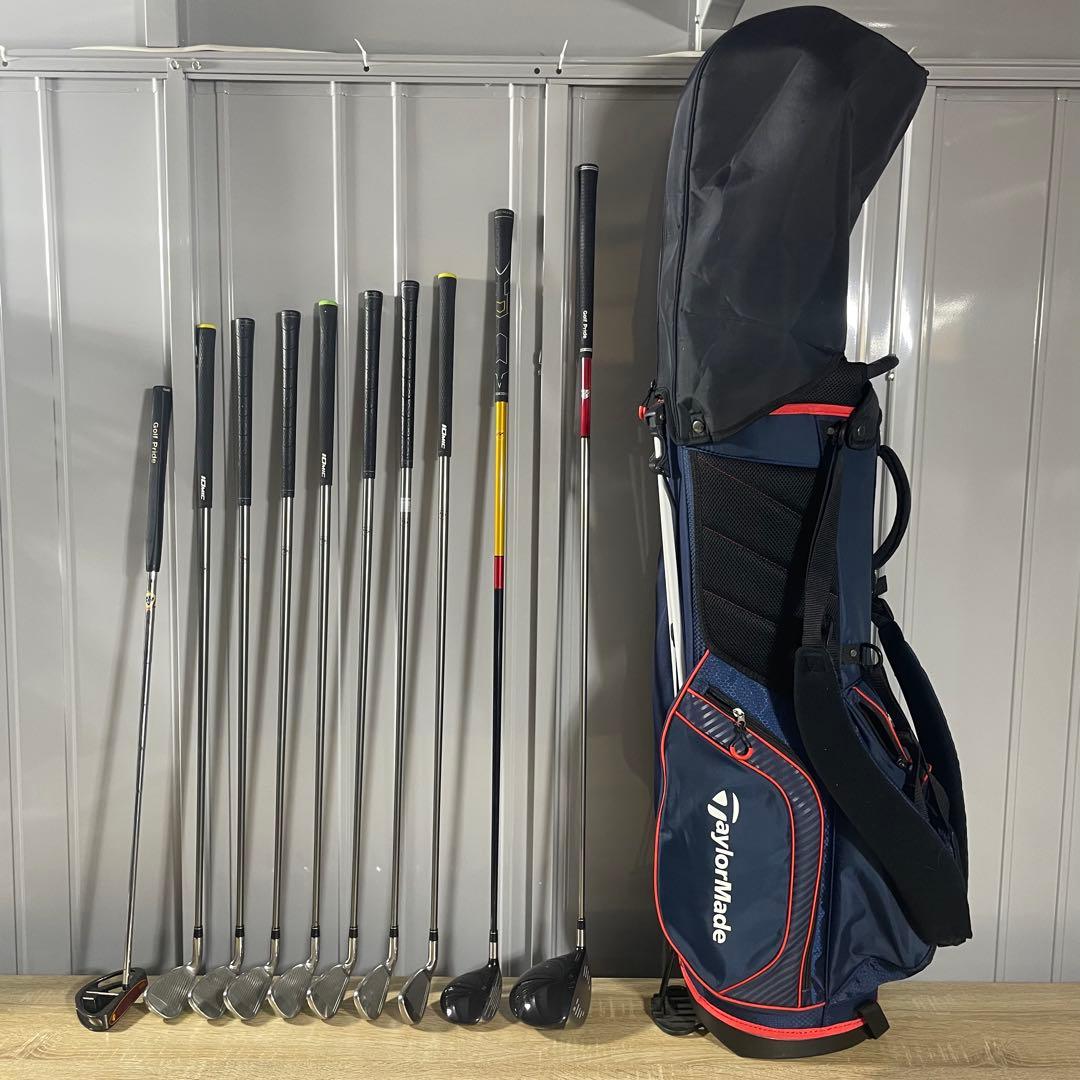 TaylorMade（テーラーメイド）ゴルフクラブ10本セット ゴルフバッグ付き