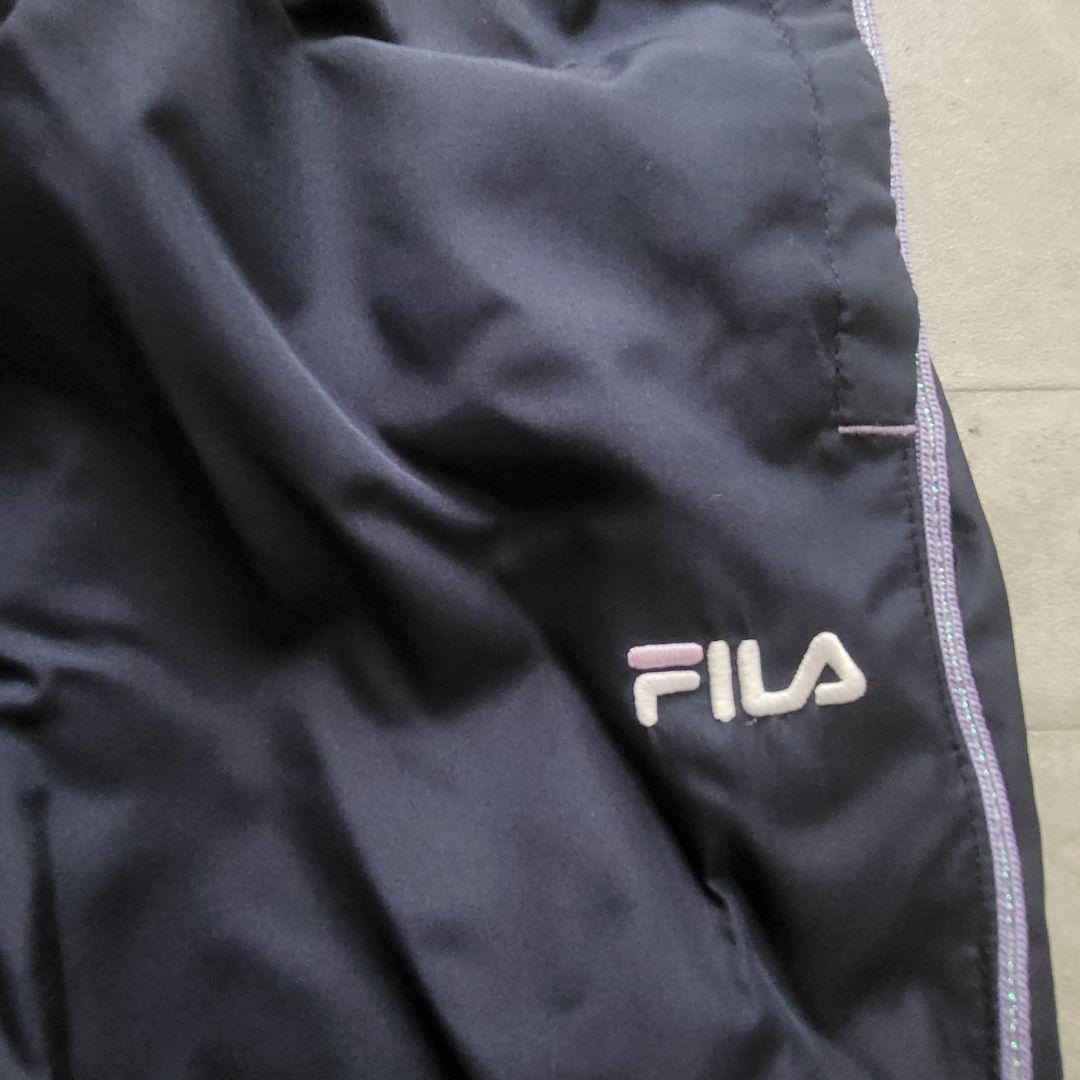 【あったか＊】FILA ウィンドブレーカー上下セット ネイビー Lサイズ