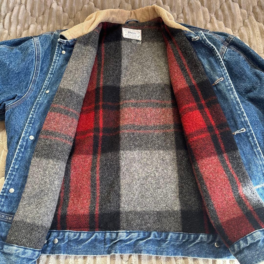 Polo 80s 白タグ　USA製カントリーデニムジャケット