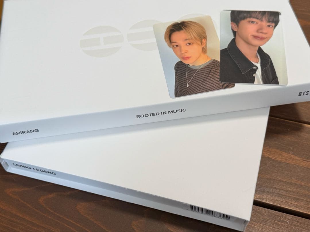 BTS ARIRANG 2形態 weverse限定JIN JIMINトレカ２枚