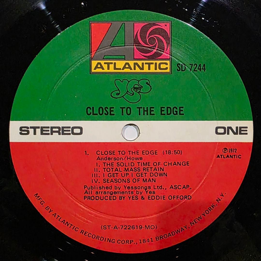 ジ*ズ様 希少高音質 イエス / Close To The Edge USオリジ