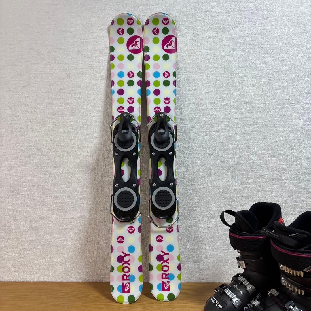 レディースショートスキーセット　ROXY 美品　LANGE 22-22.5cm
