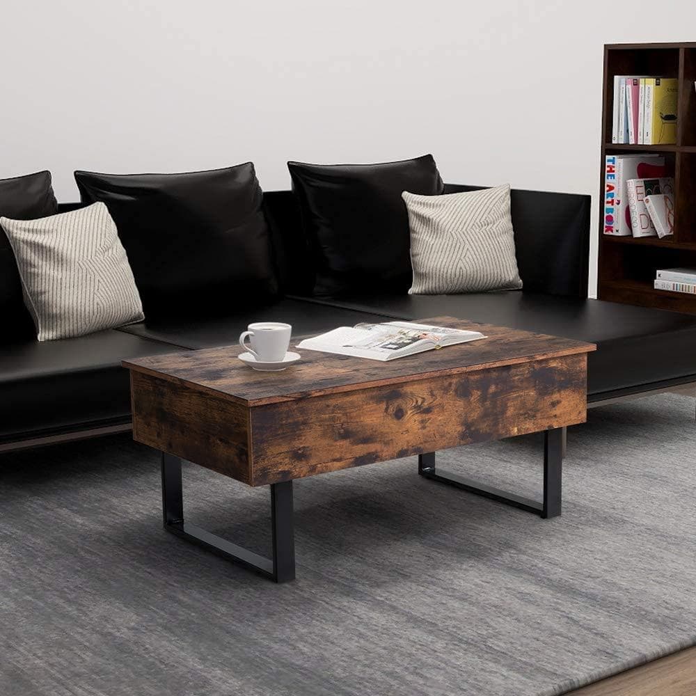 テーブル センターテーブル ローテーブル リビングテーブル 高さ調節 内部大容量