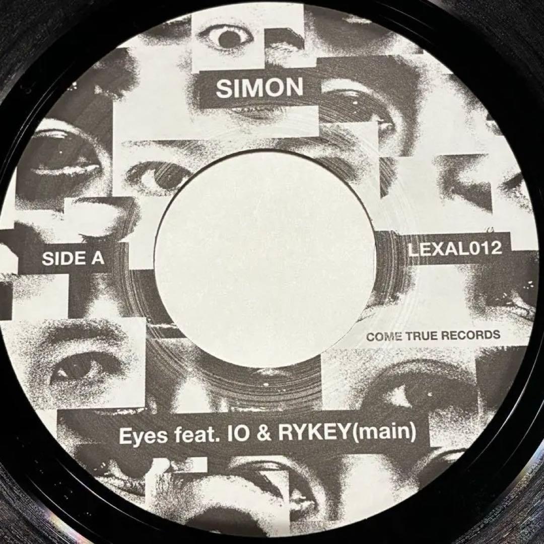 Simon IO RYKEY Eyes 7inch レコード