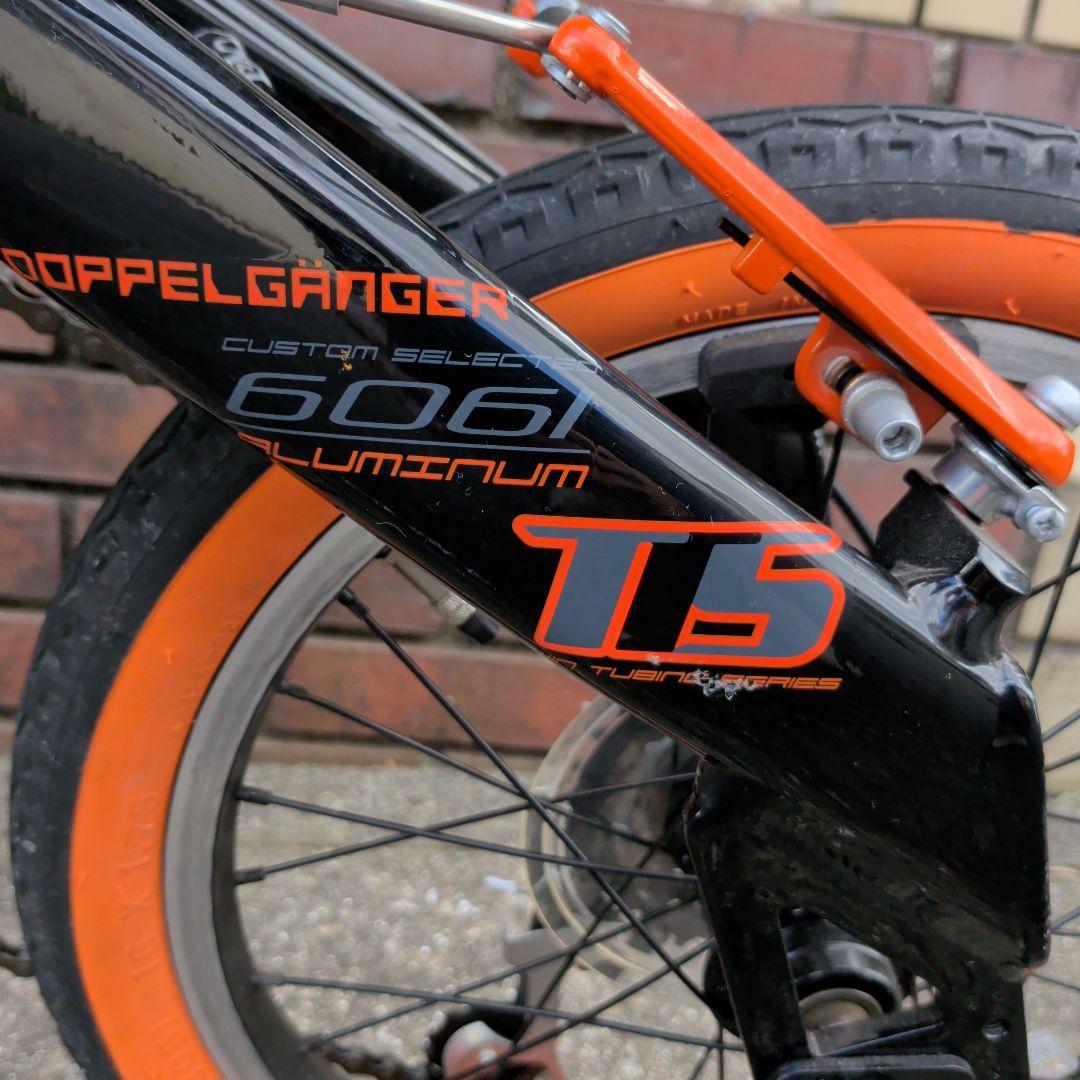 DOPPELGANGERドッペルギャンガー折りたたみ自転車　シマノ6段16インチ