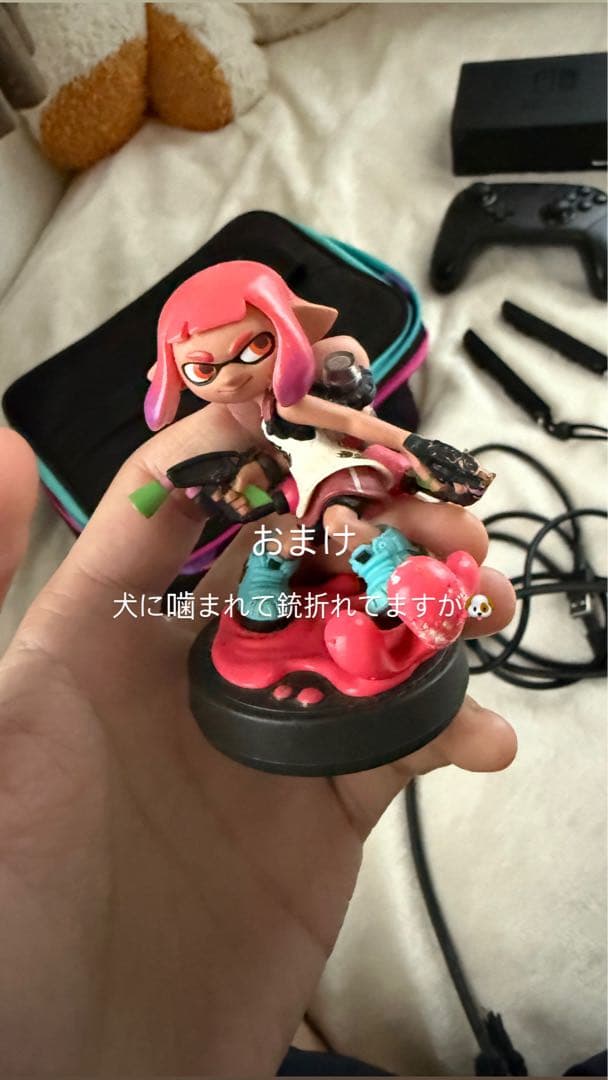 Nintendo Switch 本体 青/赤 コントローラー×2 おまけ付