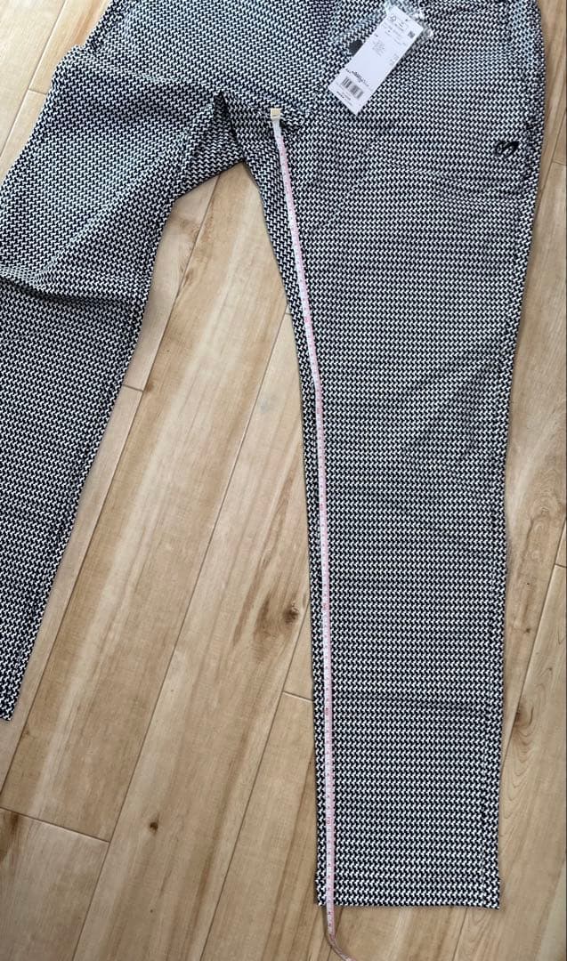 新品タグ付PEARLYGATESマスターバニーED千鳥格子パンツ4 股下77cm