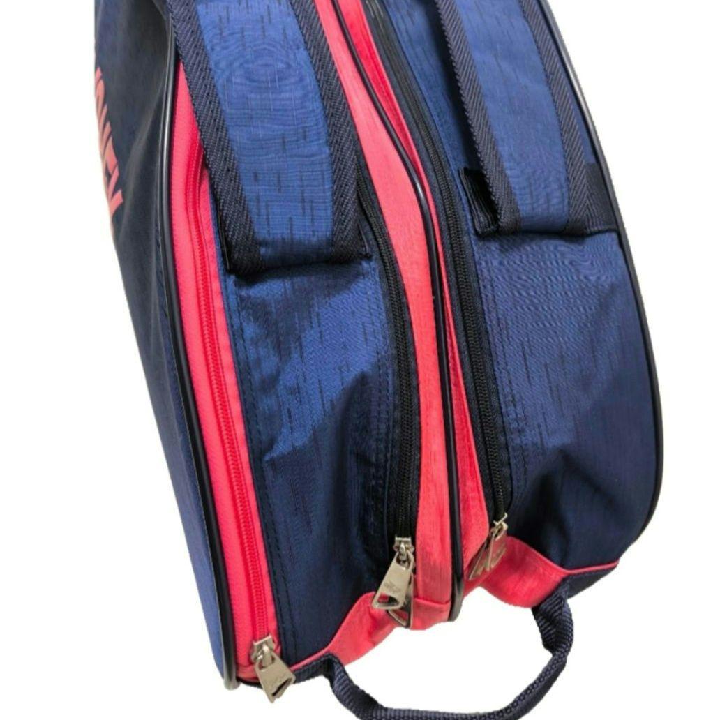 【美品】YONEX ラケットバッグ テニス バドミントン ネイビー/ピンク