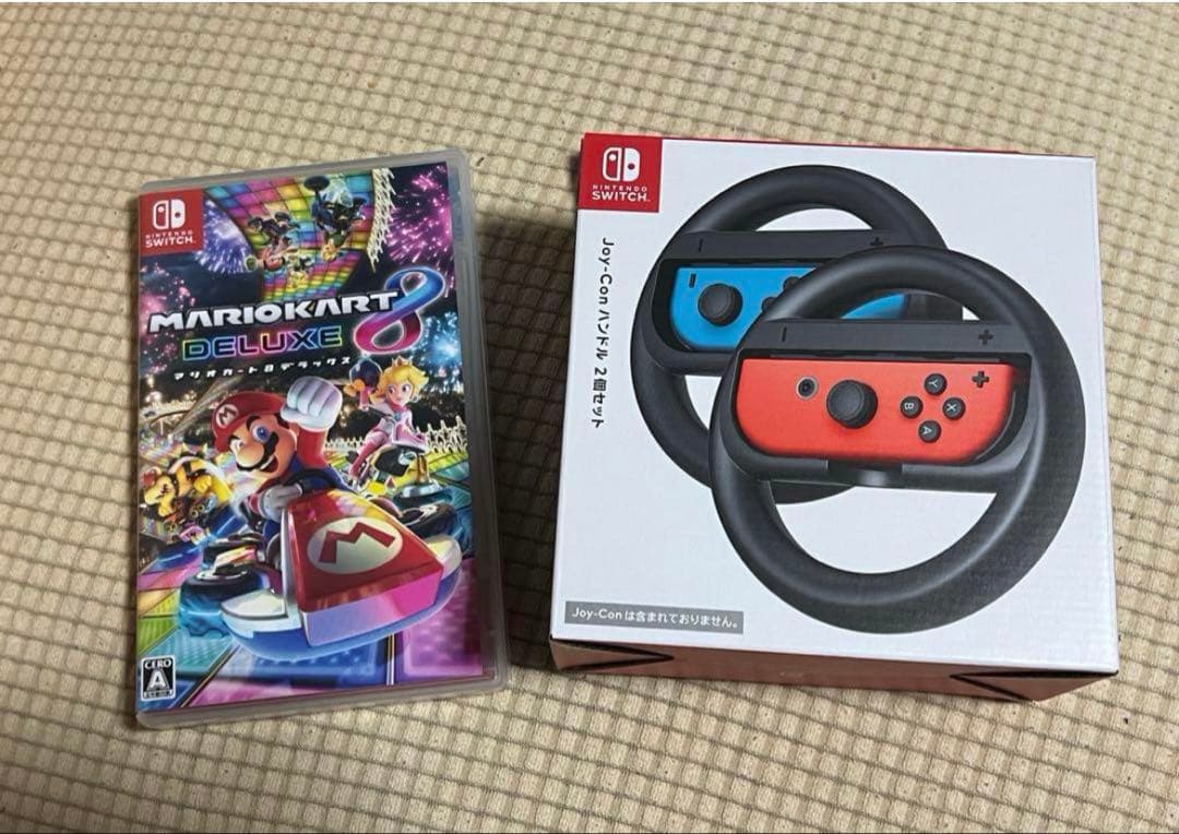 マリオカート8 デラックス + ハンドル2個セット