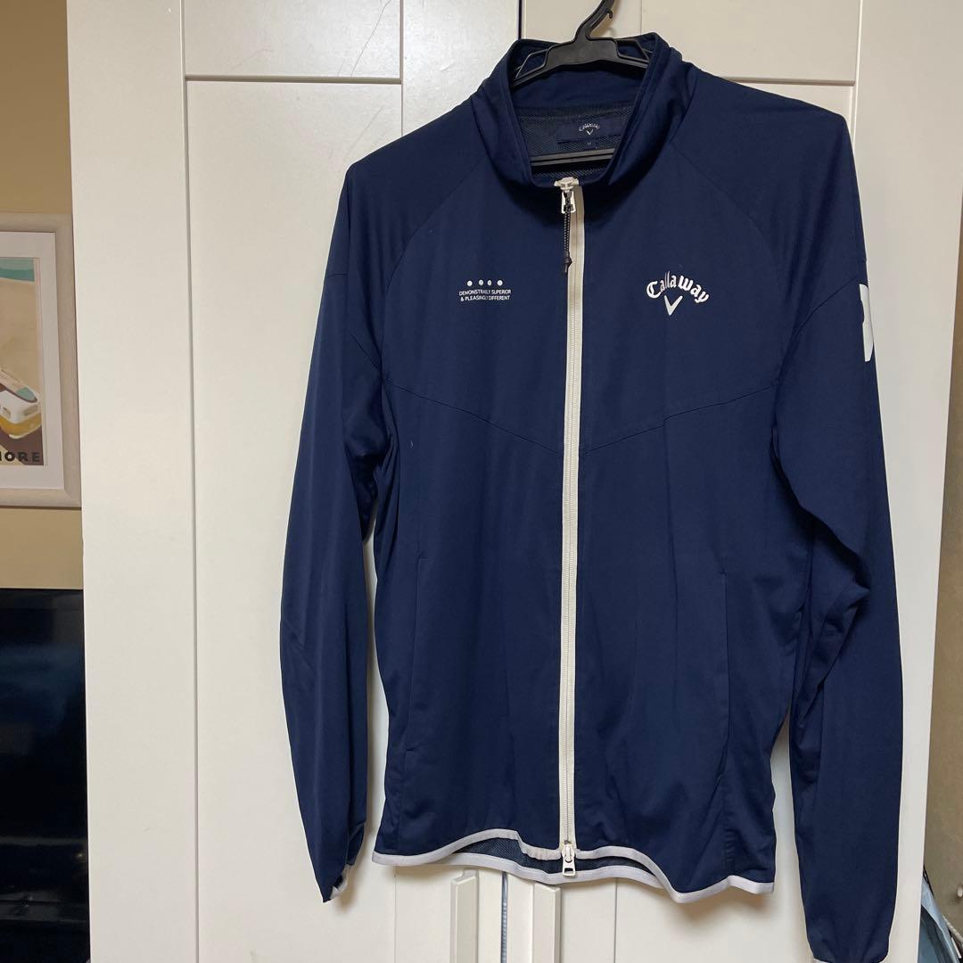 Callaway ネイビー ジップアップジャケット Mサイズ