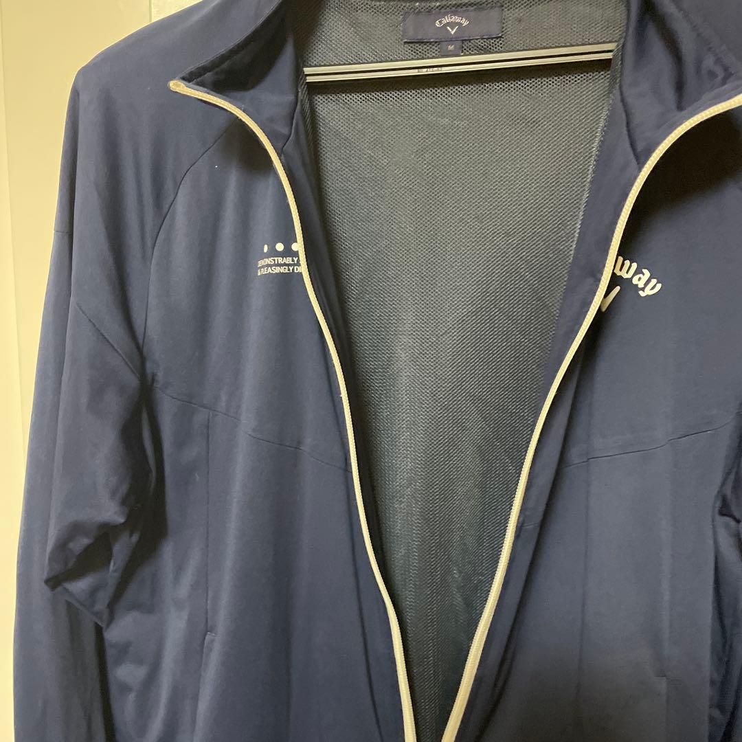 Callaway ネイビー ジップアップジャケット Mサイズ