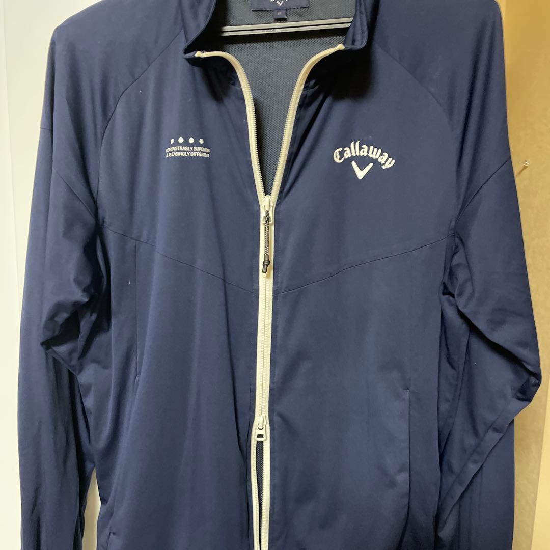 Callaway ネイビー ジップアップジャケット Mサイズ
