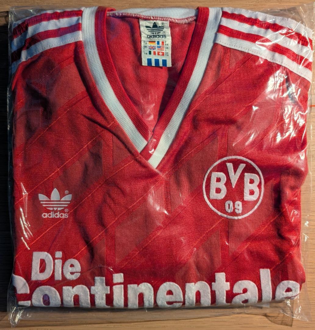 正規品 超希少 ドルトムント 86–87 アウェイ 長袖 #16 支給品可能性