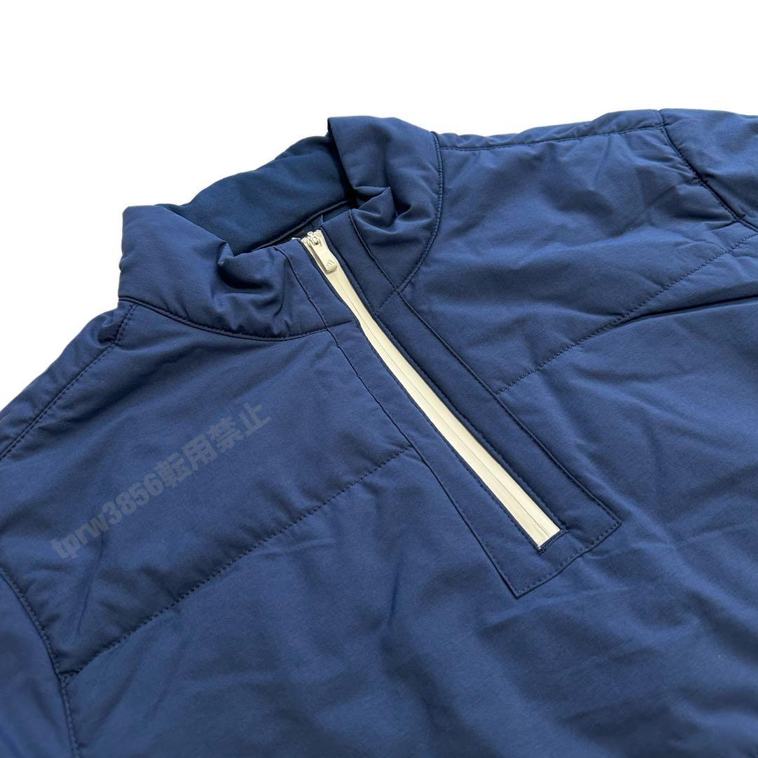 アディダス ゴルフ 2XL 中綿 ジャケット アウター ジャンパー 紺