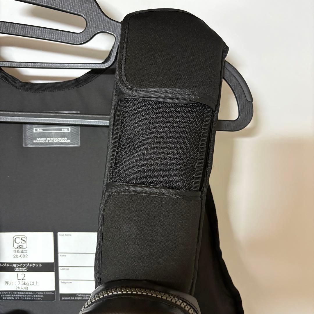 【一度使用しただけの美品】SHIMANOゲームベストVF-024Uブラック