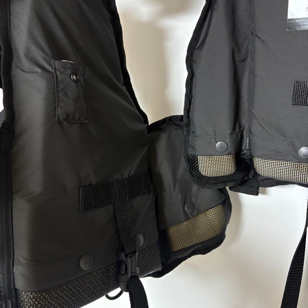 【一度使用しただけの美品】SHIMANOゲームベストVF-024Uブラック