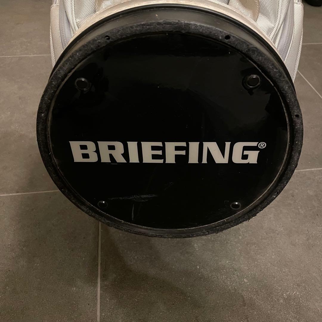 BRIEFING キャディバッグ CR-3 ホワイト シルバー ブリーフィング