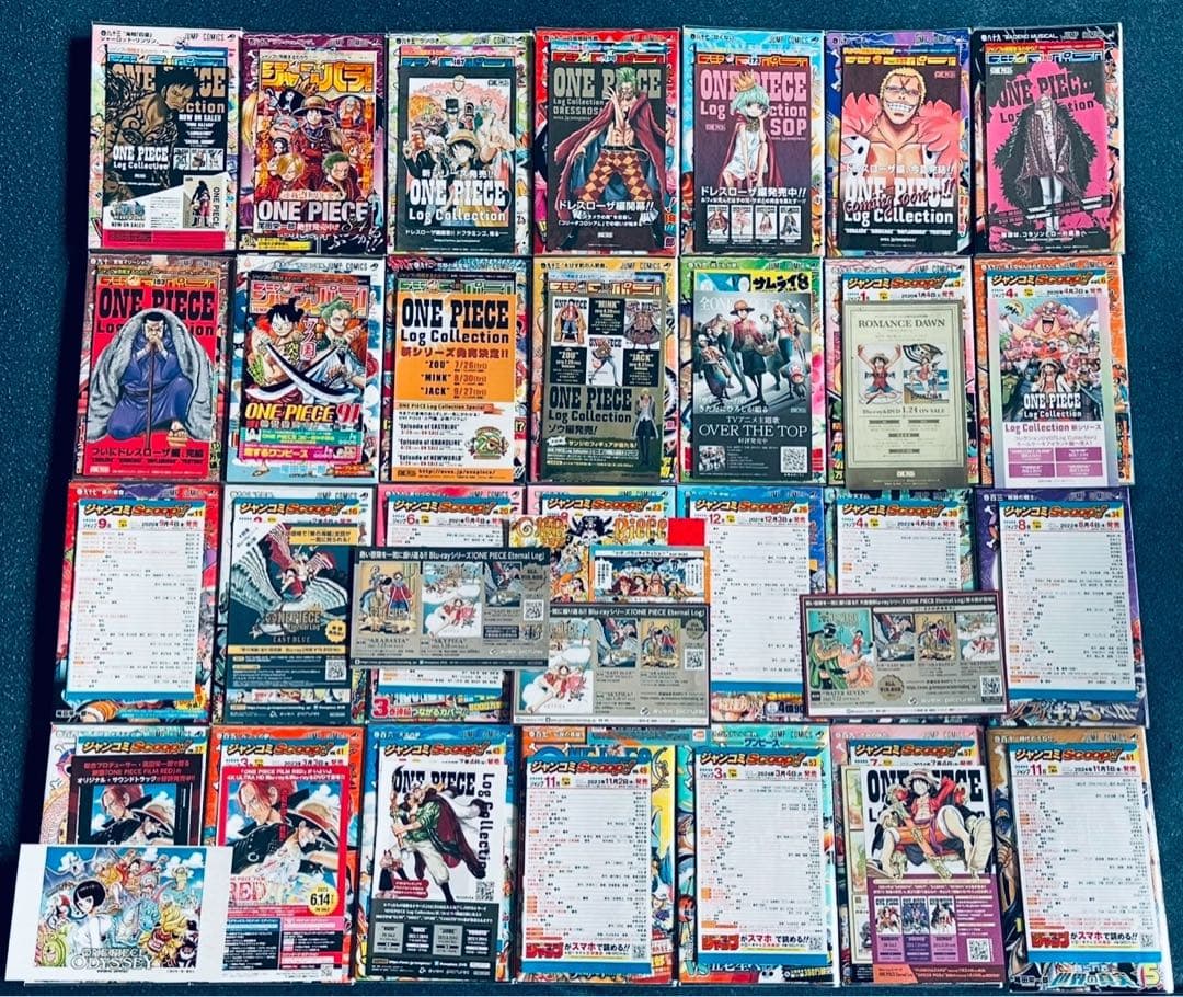 ワンピース　全巻 初版　帯☆チラシ全巻 + おまけ