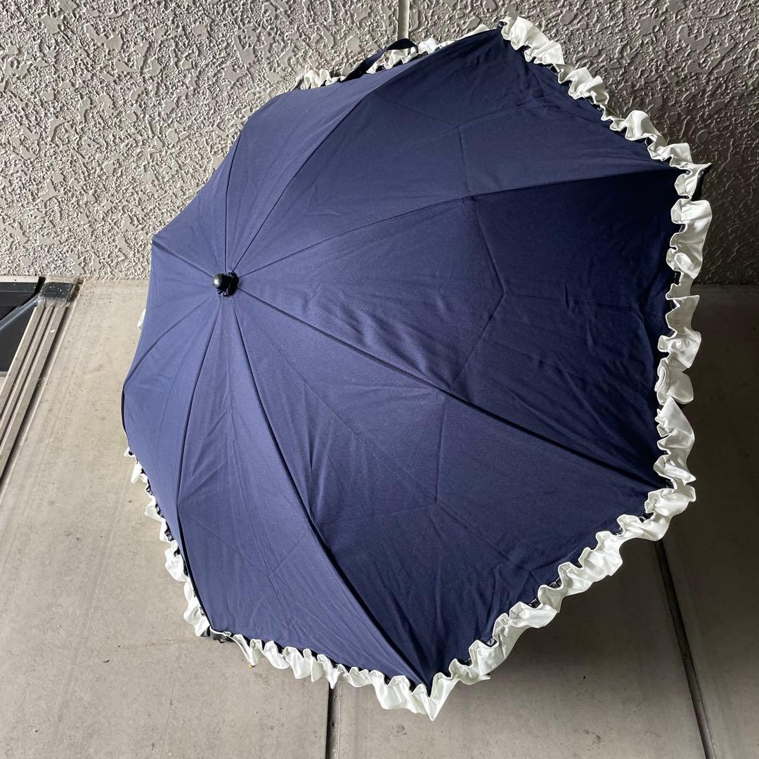 専用　芦屋ロサブラン　3段折りたたみ 50cm(傘袋付)シングルフリル