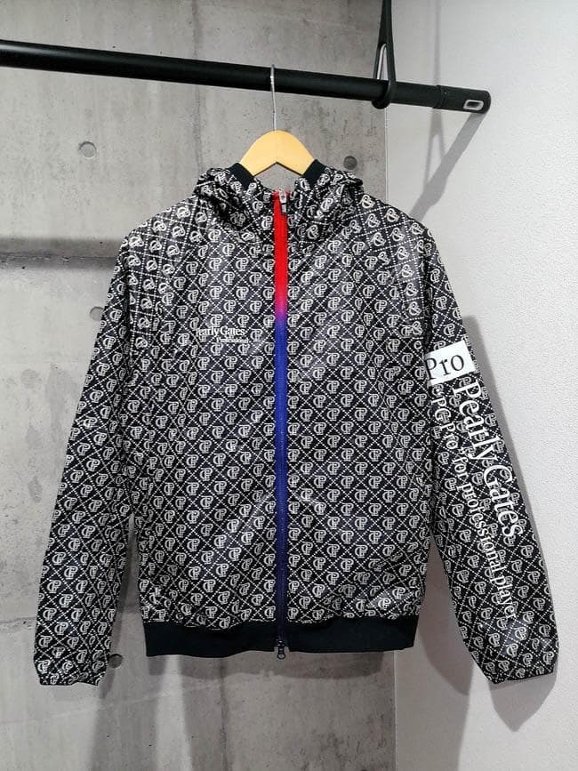 美品 パーリーゲイツ DIAMOND FUSE PERTEX ジャケット ゴルフ