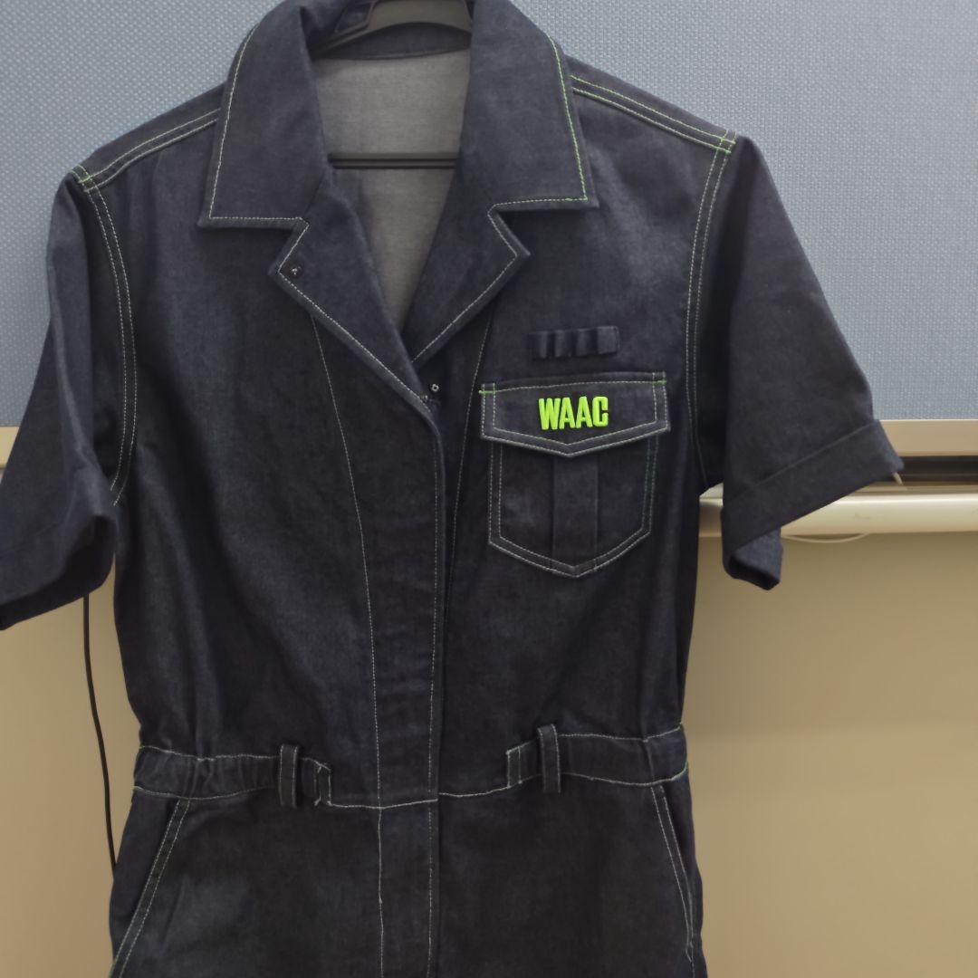 WAAC ダークブルー ショートスリーブ ワンピース