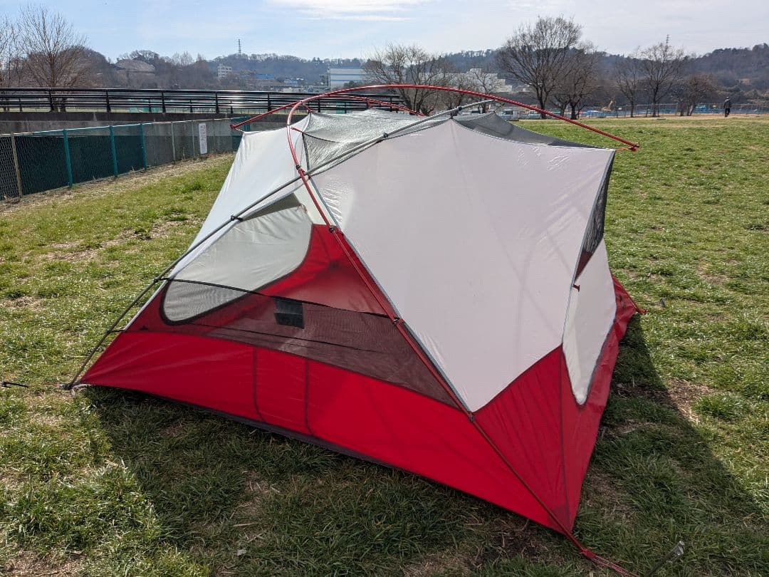 MSR　エリクサー4　フットプリント付き　フライシート欠品