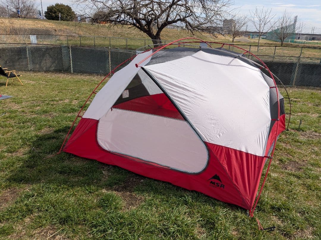 MSR　エリクサー4　フットプリント付き　フライシート欠品