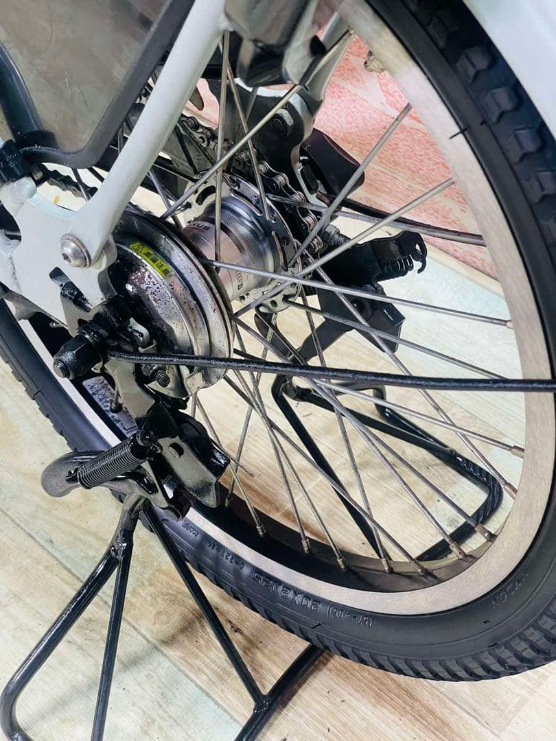 K3033 電動自転車ブリヂストン bikke子供乗せ 20インチ 送料無料