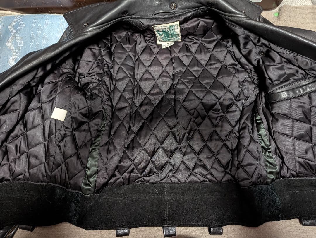 希少 VINTAGE Golden Bear ダブルライダース 38