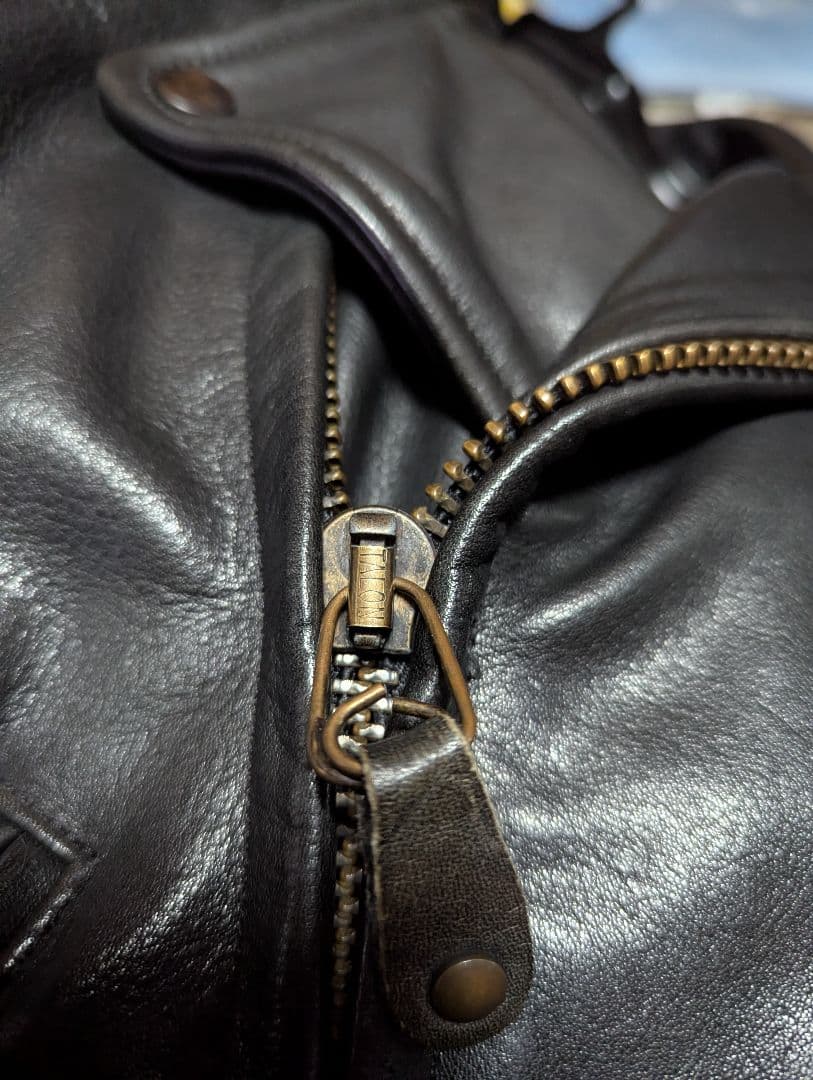 希少 VINTAGE Golden Bear ダブルライダース 38