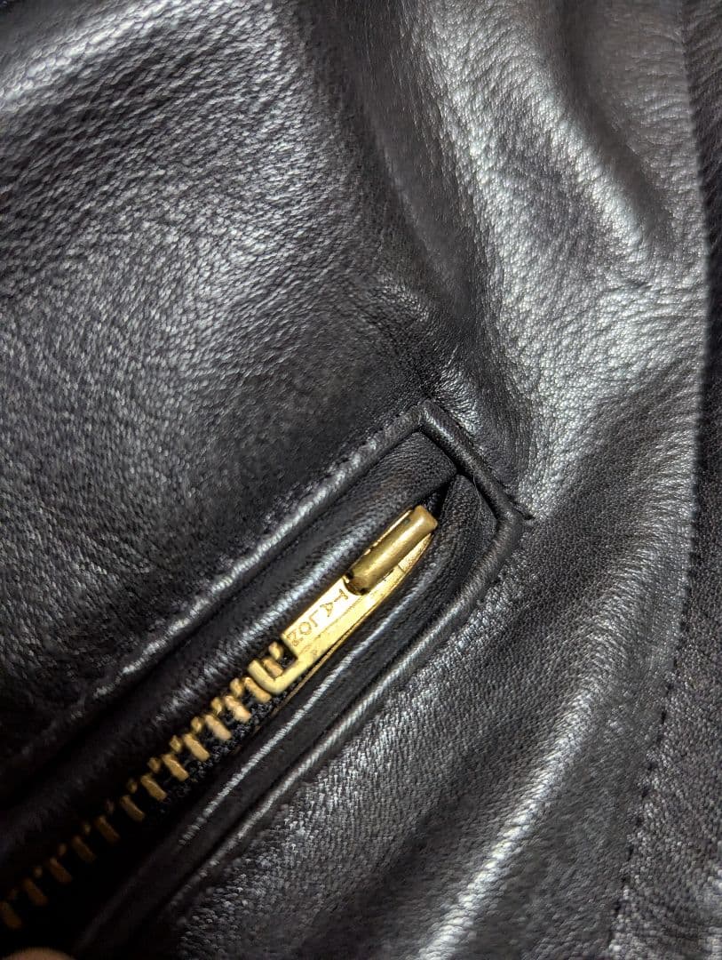 希少 VINTAGE Golden Bear ダブルライダース 38