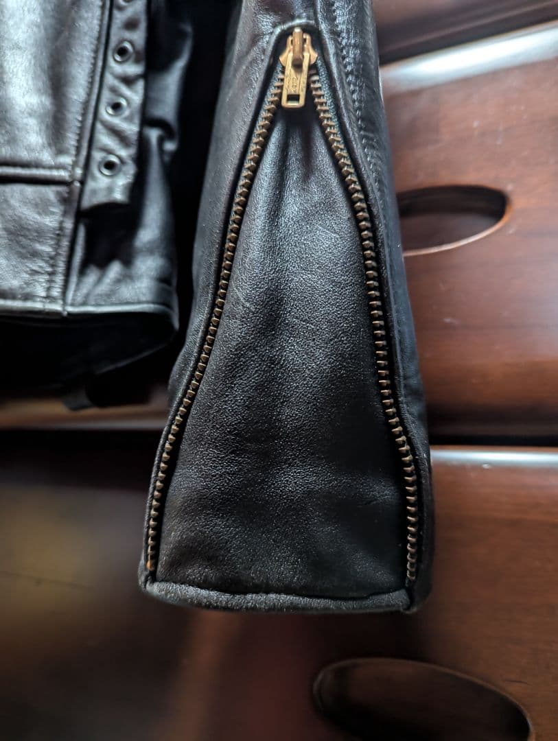 希少 VINTAGE Golden Bear ダブルライダース 38