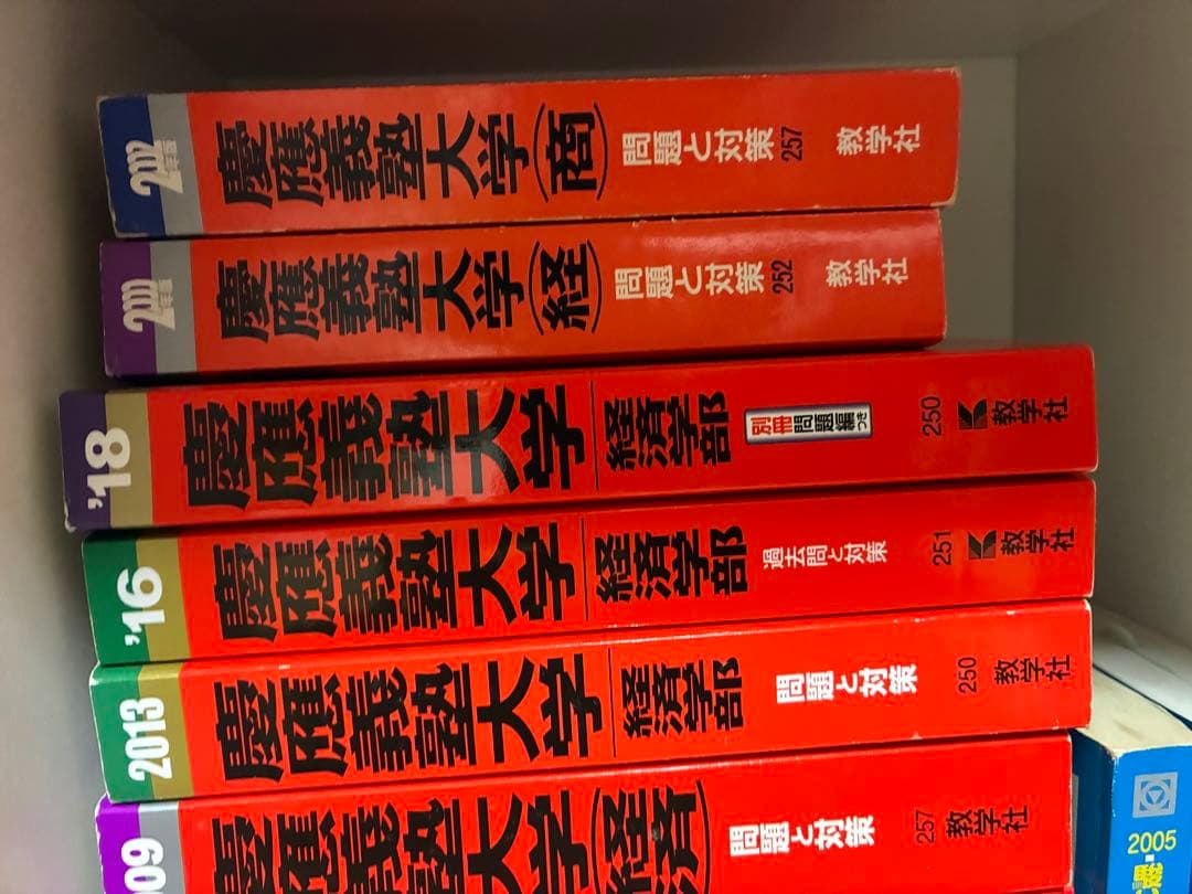 慶應義塾大学 経済学部 のみ 赤本青本