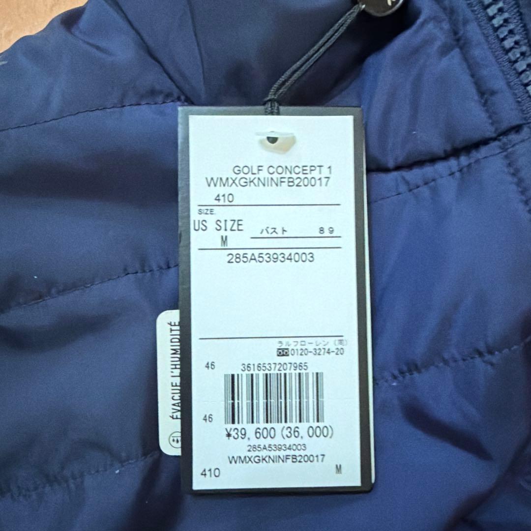 【未使用】RLX ハーフジップトレーナー Mゴルフ